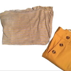 Gap Women's Striped T-Shirt M‎